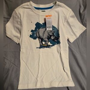 Boys Gymboree T - Cream - Size 8
